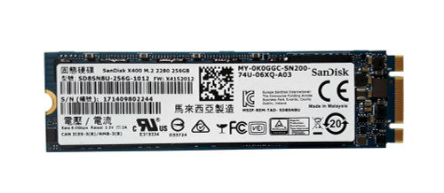SD8SN8U-256G-1012 - SanDisk - X400 256GB TLC SATA 6Gbps M.2 2280 Internal Solid State Drive (SSD)