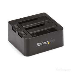 SDOCK2U313 - StarTech.com - storage drive docking station USB 3.2 Gen 2 (3.1 Gen 2) Type micro-B Black