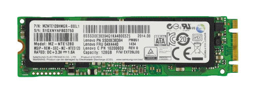 SSD0E38394 - Lenovo - 128GB TLC SATA 6Gbps M.2 2280 Internal Solid State Drive (SSD)