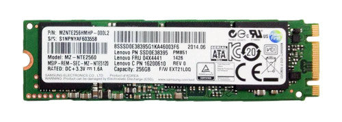 SSD0E38395 - Lenovo - 256GB TLC SATA 6Gbps M.2 2280 Internal Solid State Drive (SSD)