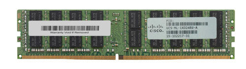 UCS-ML-1X324RU-A - Cisco - 32GB PC4-17000 DDR4-2133MHz Registered ECC CL15 288-Pin Load Reduced DIMM 1.2V Quad Rank Memory Module