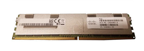 UCS-ML-1X644RV-A - Cisco - 64GB PC4-19200 DDR4-2400MHz Registered ECC CL17 288-Pin Load Reduced DIMM 1.2V Quad Rank Memory Module