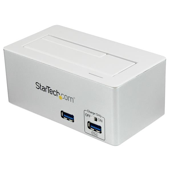 SDOCKU33HW - StarTech.com - storage drive docking station Silver, White