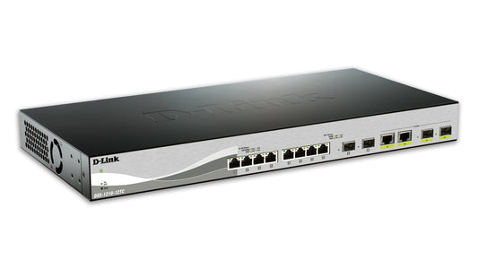DXS-1210-12TC - D-Link - network switch Managed L2 10G Ethernet (100/1000/10000) 1U Black, Silver