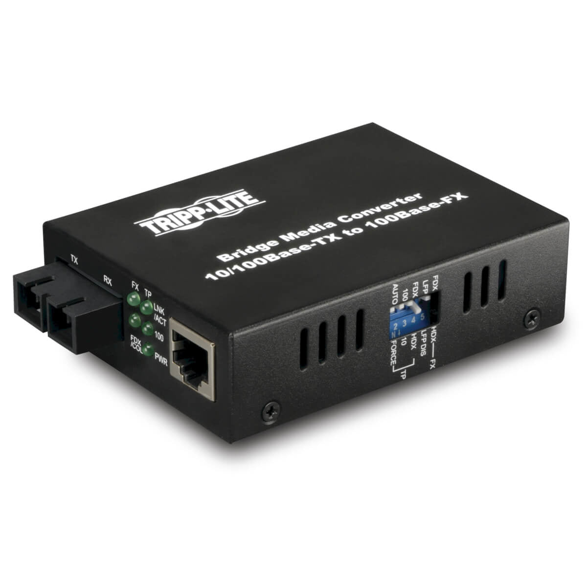N784-001-SC - Tripp Lite - network media converter 100 Mbit/s 1310 nm Multi-mode Black