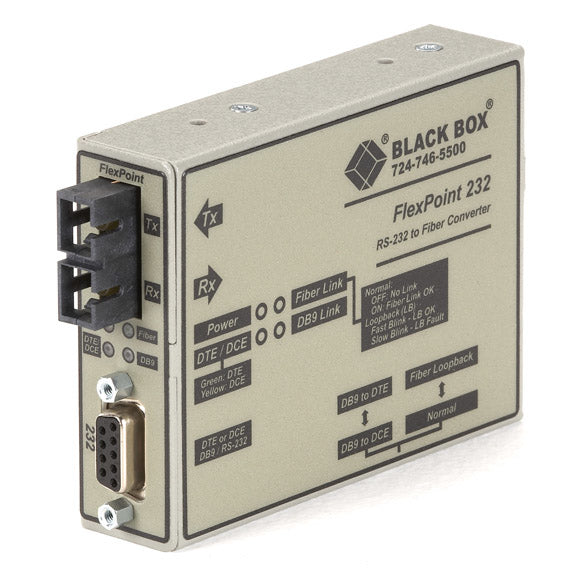 ME660A-MSC - Black Box - network media converter 0.1152 Mbit/s 850 nm Single-mode