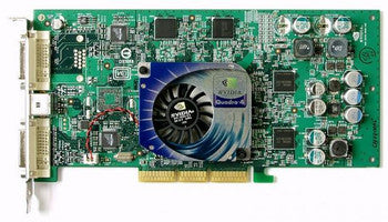 VCQ4980XGL-PB - PNY - Quadro4 980 XGL 128MB 128-Bit DDR AGP 4x/8x VGA DVI Video Graphics Card