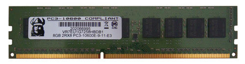 VR7EU1G7258HBDB1 - Viking - 8GB PC3-10600 DDR3-1333MHz ECC Unbuffered CL9 240-Pin DIMM Dual Rank Memory Module