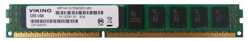 VR7VA1G7254GED-MD - Viking - 16GB Kit (2 X 8GB) PC3-10600 DDR3-1333MHz ECC Registered CL9 240-Pin DIMM Very Low Profile (VLP) Dual Rank Memory