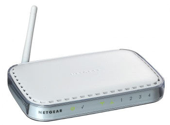 WGR614L100UKS - NetGear - 5-Port (4x 10/100Mbps LAN and 1x 10/100MBps WAN Port) 54Mbps Wireless G54 Router