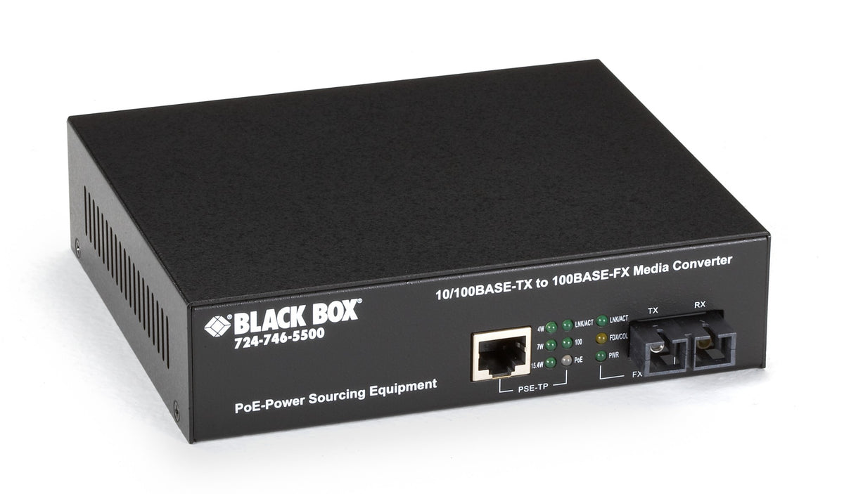 LPM602A - Black Box - network media converter 100 Mbit/s 1300 nm Multi-mode