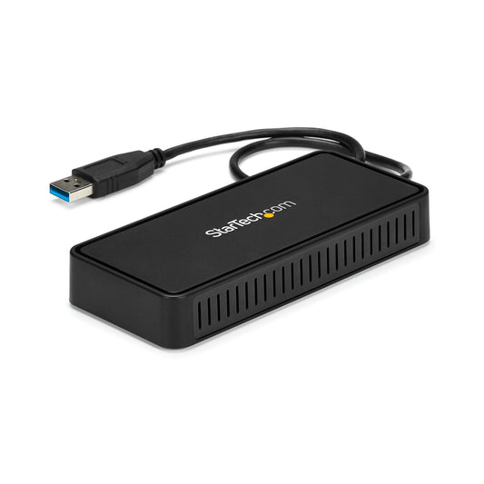 USBA2DPGB - StarTech.com - notebook dock/port replicator Wired USB 3.2 Gen 1 (3.1 Gen 1) Type-A Black
