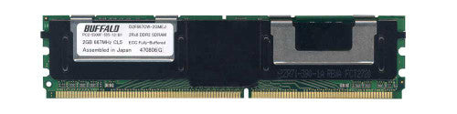 X2F800-E2GX8 - Buffalo - TechWorks 16GB Kit (2 X 8GB) PC2-6400 DDR2-800MHz ECC Fully Buffered CL5 240-Pin DIMM Dual Rank Memory