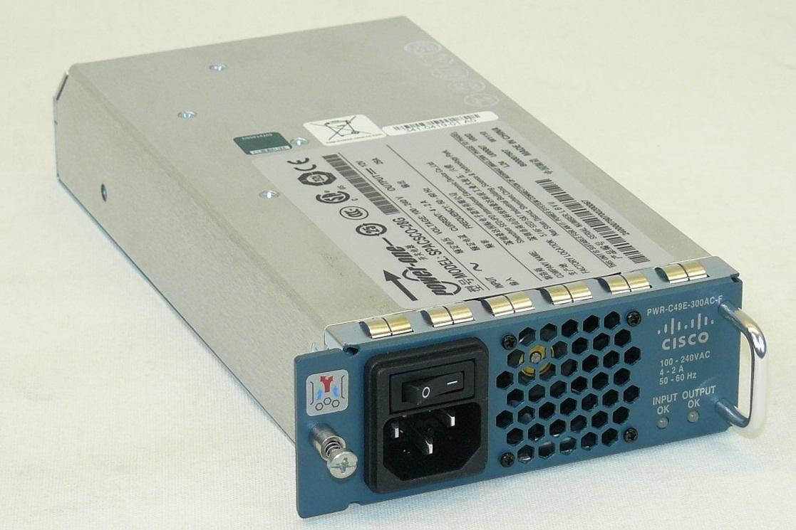 PWR-C49E-300AC-F - Cisco CAT 4948E-F 300W AC POWER SUPPLY FRONT E