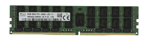HMAA8GL7AMR4N-VKTF - Hynix - 64Gb Pc4-21300 Ddr4-2666Mhz Registered Ecc Cl19 288-Pin Load Reduced Dimm 1.2V Quad Rank Memory Module