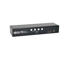 B004-DUA4-HR-K - Tripp Lite |Tripp-Lite 4-Port Dvi Dual-Link Usb Kvm Switch With Audio And Cables