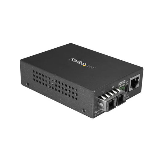 MCMGBSCSM10 - StarTech.com - network media converter 1000 Mbit/s 1310 nm Single-mode Black