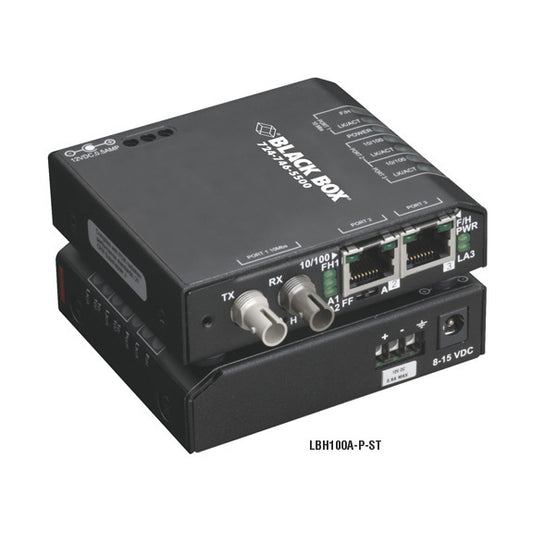 LBH100A-PD-ST-24 - Black Box - network media converter 100 Mbit/s Multi-mode