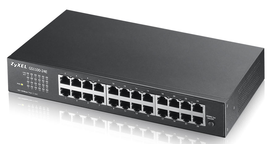 GS1100-24E - Zyxel - network switch Unmanaged Gigabit Ethernet (10/100/1000) Black