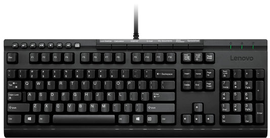 4Y40T11813 - Lenovo - Enhanced Performance USB Gen II keyboard QWERTY US English Black