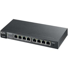 GS1100-8HP - ZyXEL - 8-Port 10/100/1000 (PoE+) Unmanaged Gigabit Ethernet Switch
