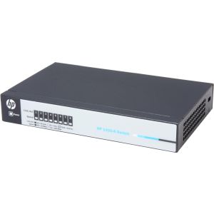 J9661AS#ABA - HP - OfficeConnect 1410 8-Ports 10/100Base-TX RJ-45 Wall Mountable Unmanaged Network Switch