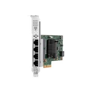 P08449-B21 - Hp - 1Gbps 10Base-T/100Base-Tx/1000Base-T Gigabit Quad Ports Rj-45 Ethernet Pci Express 2.1 X4 Server Network Adapter