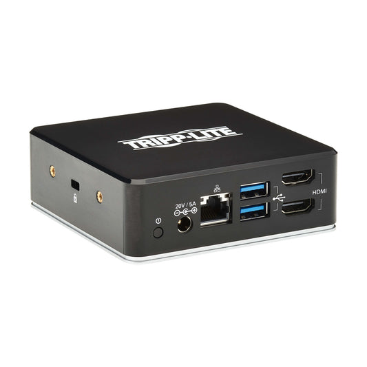 U442-DOCK20BINT - Tripp Lite - notebook dock/port replicator Wired USB 3.2 Gen 1 (3.1 Gen 1) Type-C Black