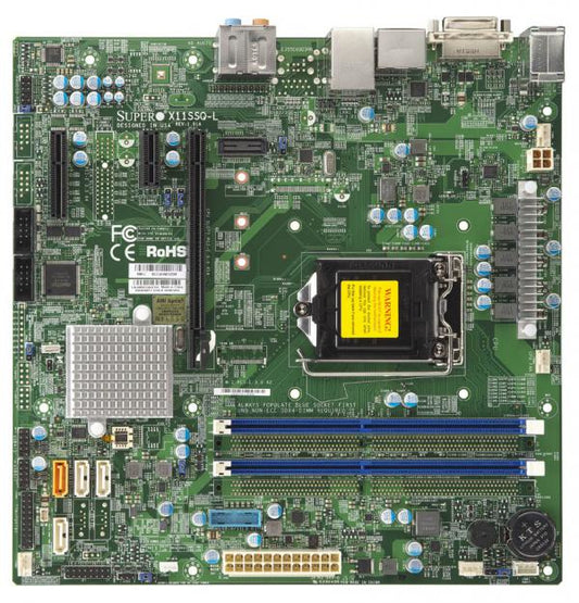 MBD-X11SSQ-L-O - Supermicro - X11SSQ-L motherboard LGA 1151 (Socket H4) Micro ATX Intel® H110