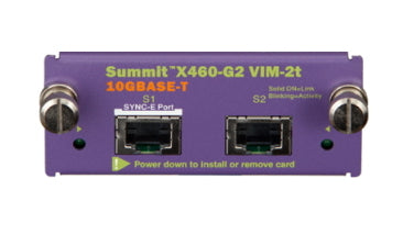 16712 - Extreme networks - X460-G2 VIM-2t network switch module 10 Gigabit Ethernet