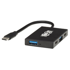 U460-004-2A2C-2 - Tripp Lite - interface hub USB 3.2 Gen 2 (3.1 Gen 2) Type-C 10000 Mbit/s Black