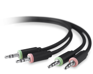 F1D9016B06 - Belkin - 6ft. 2 x 3.5mm m/m audio cable