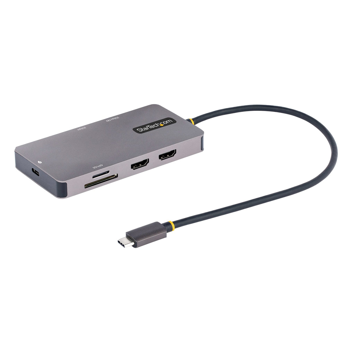 120B-USBC-MULTIPORT - StarTech.com - notebook dock/port replicator Wired USB 3.2 Gen 1 (3.1 Gen 1) Type-C Gray