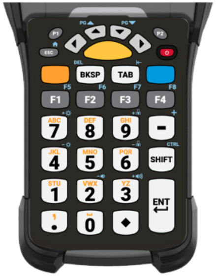 KYPD-MC9329NMR-01 - Zebra - mobile device keyboard Black, White Alphanumeric English
