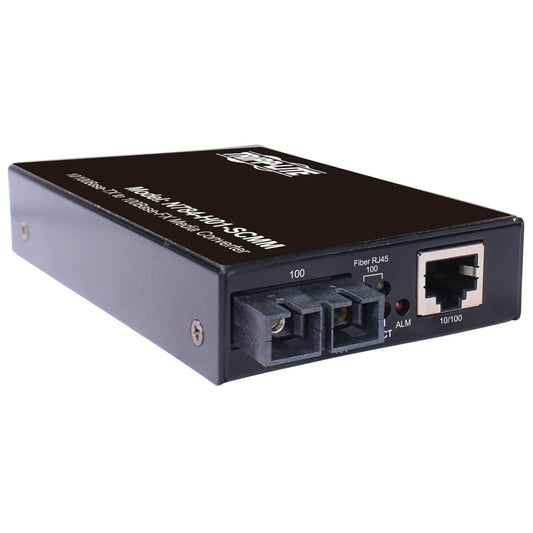 N784-H01-SCMM - Tripp Lite - network media converter 100 Mbit/s 1310 nm Multi-mode Black