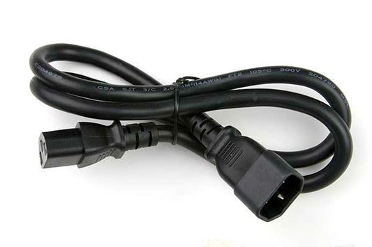 CBL-PWCD-0578 - Supermicro - power cable Black 35.4" (0.9 m) C14 coupler C13 coupler