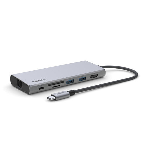 INC009BTSGY - Belkin - interface hub USB Type-C 10000 Mbit/s Silver