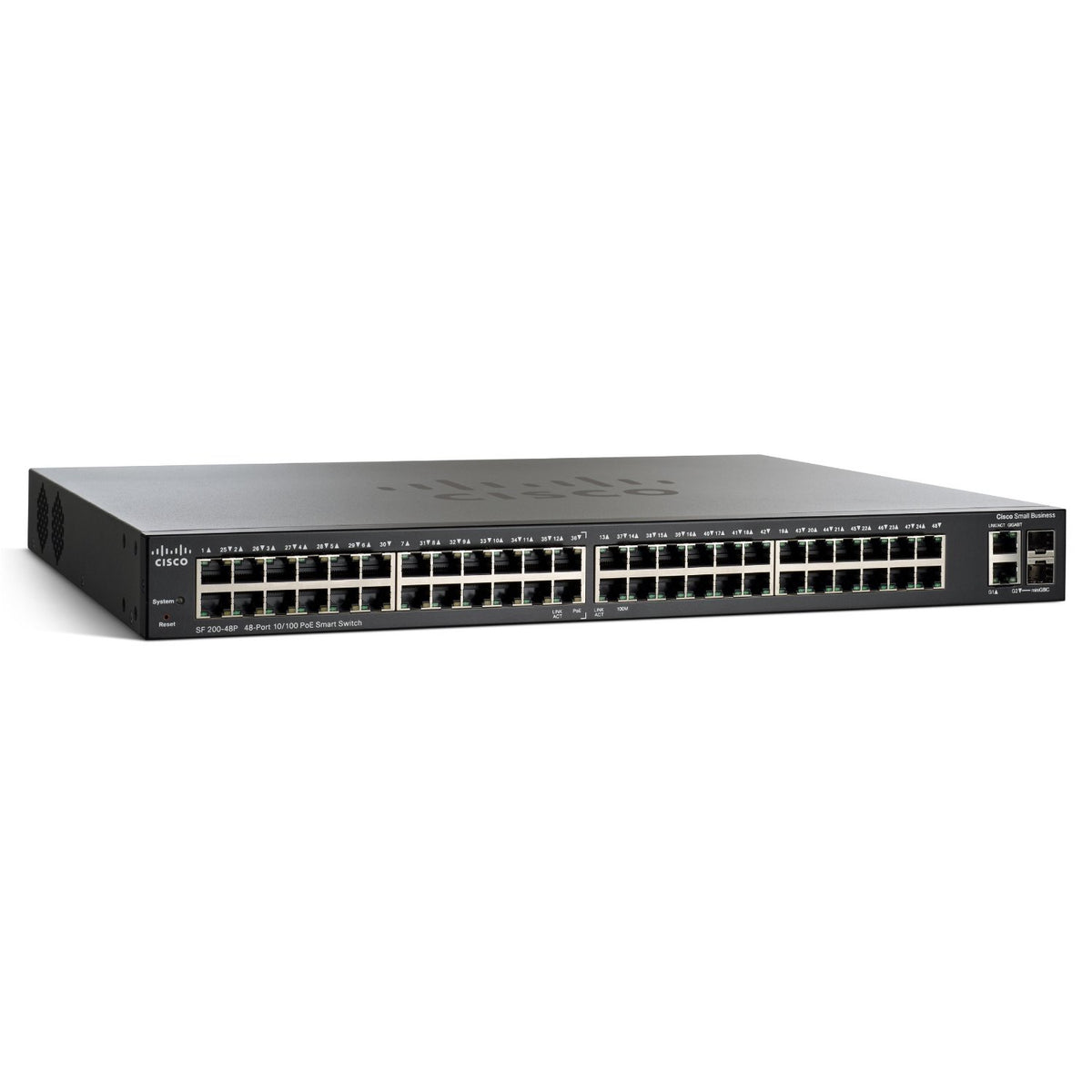 Slm248Pt-Na= - Cisco - Sf200-48P 48-Port 10/100 Poe Smart Switc