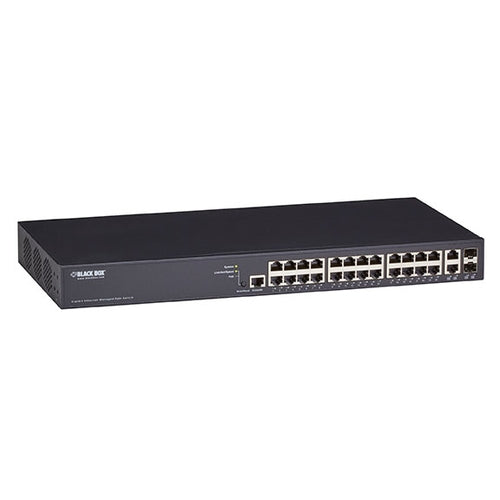 LPB3028A - Black Box - network switch Managed L2+ Gigabit Ethernet (10/100/1000) Power over Ethernet (PoE)
