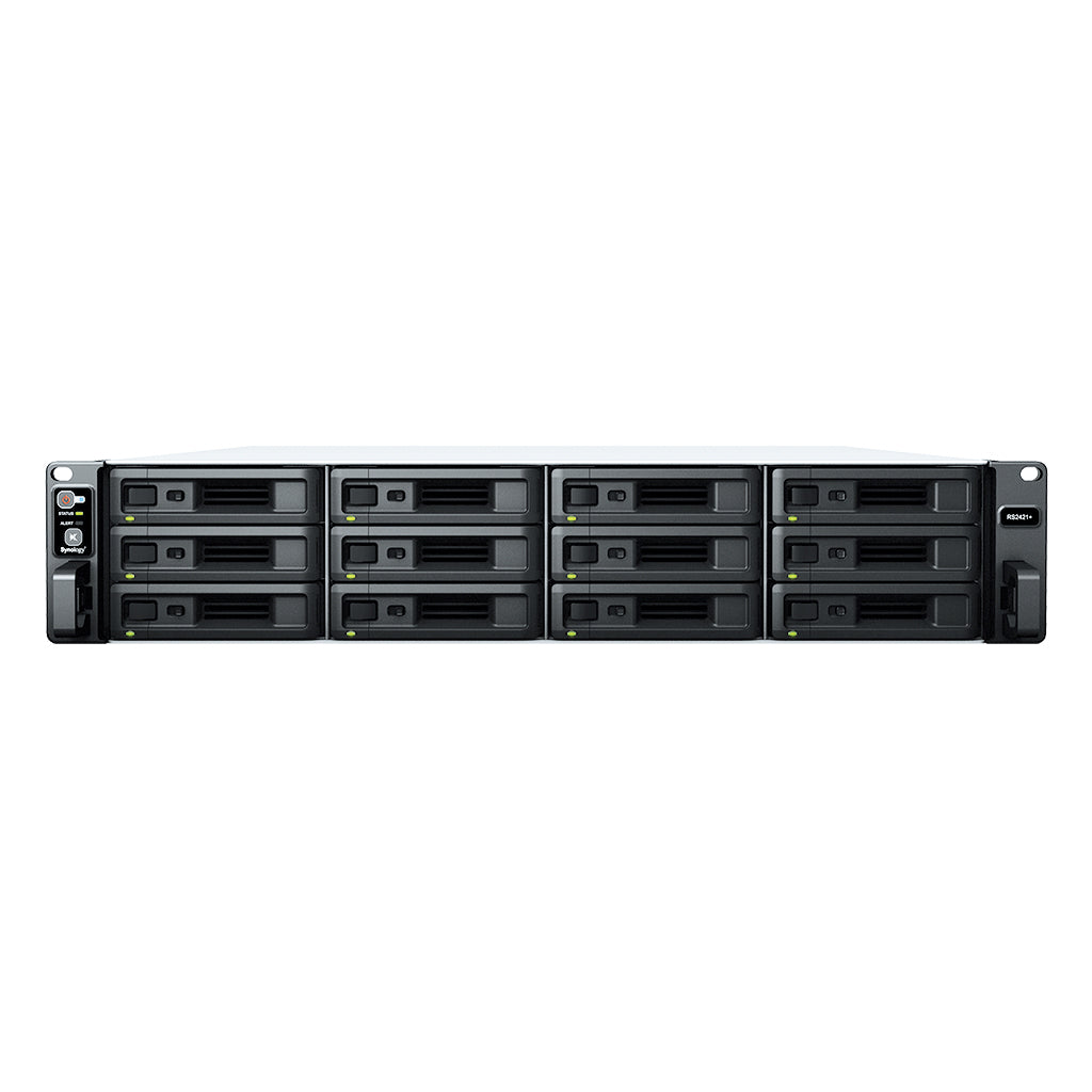 RS2421RP+ - Synology - RackStation NAS/storage server Rack (2U) Ethernet LAN Black V1500B