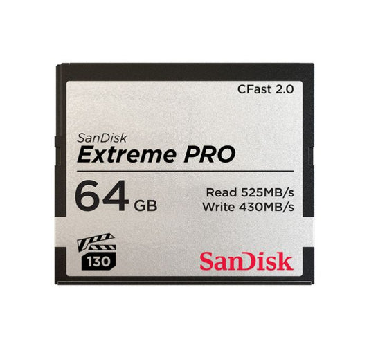 SDCFSP-064GD - SanDisk - 64GB Extreme Pro CFast 2.0 Memory Card