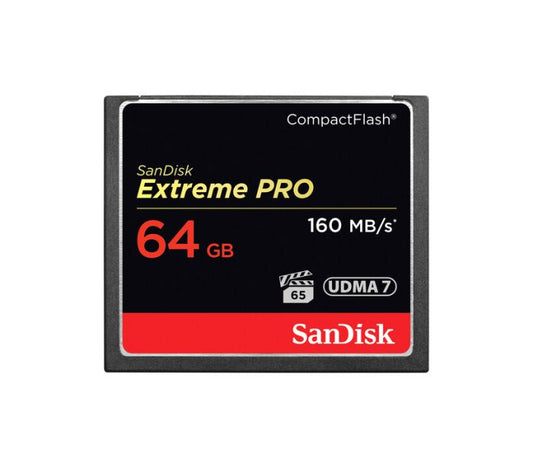 SDCFXPS-064G - SanDisk - 64GB Extreme Pro 160Mb/s CompactFlash Memory Card