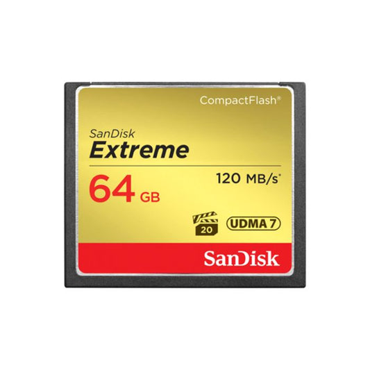 SDCFXS-064G - SanDisk - 64GB Extreme 120Mb/s CompactFlash Memory Card
