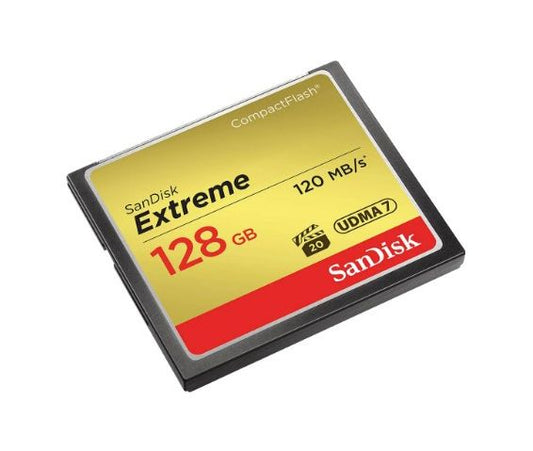 SDCFXSB-128G - SanDisk - 128GB Extreme 120Mb/s CompactFlash Memory Card