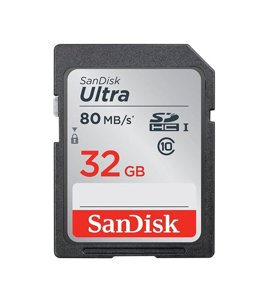 SDSDUNC-032G-GN6INx2 - SanDisk - 32GB 32GB Ultra SDHC UHS-I Memory Card
