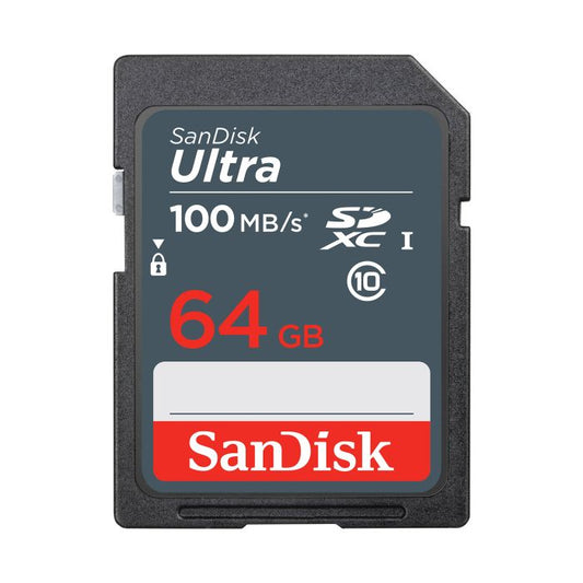 SDSDUNR-064G-GN3INx2 - SanDisk - 64GB Ultra SDHC/SDXC UHS-I Flash Memory Card