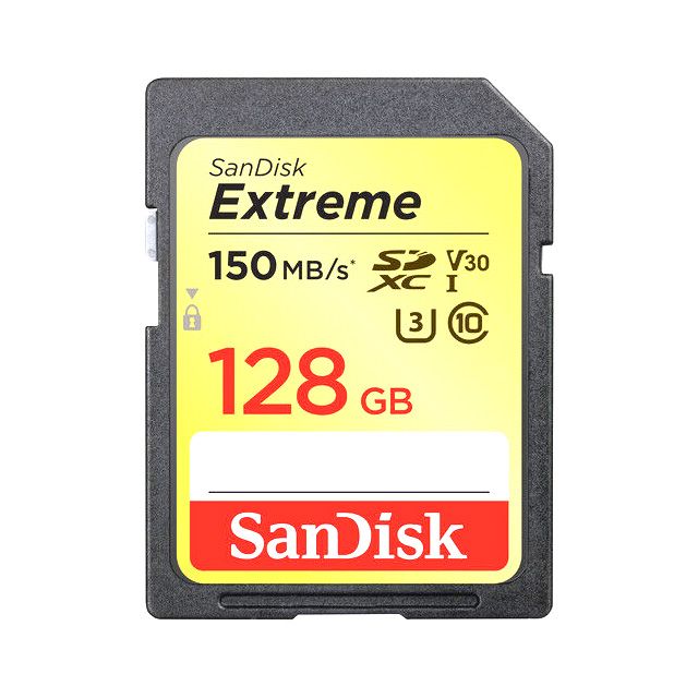 SDSDXV5-128G - SanDisk - 128GB Extreme SDHC UHS-I Flash Memory Card