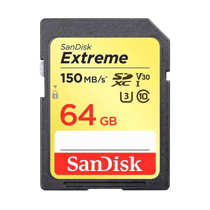 SDSDXV6-064G-GNCIN - SanDisk - 64GB Extreme SDHC UHS-I Flash Memory Card