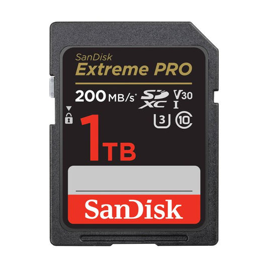 SDSDXXD-1T00-GN4IN - SanDisk - 1TB Extreme Pro SDHC and SDXC UHS-I Flash Memory Card