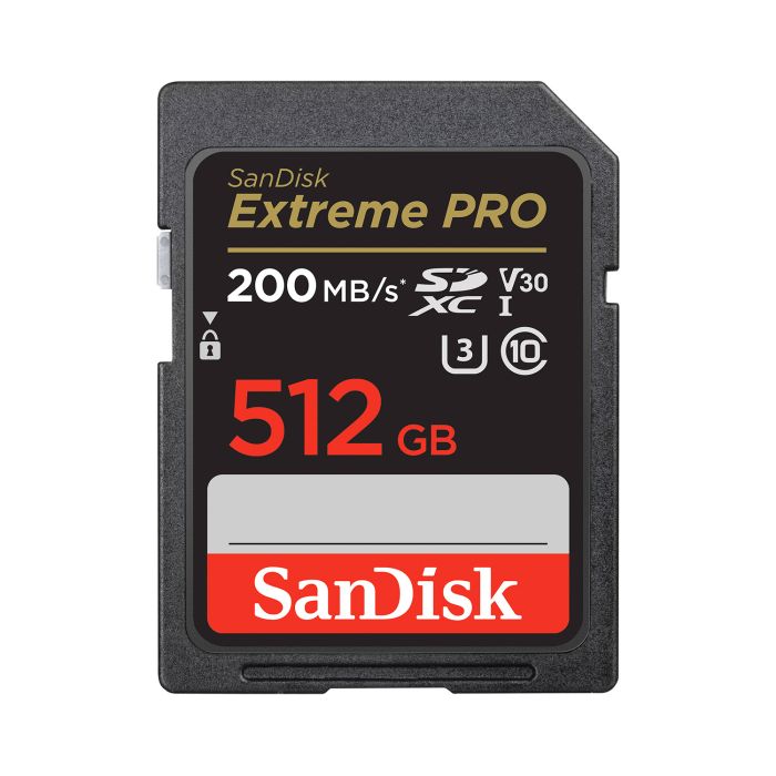SDSDXXD-512G - SanDisk - 512GB Extreme Pro SDHC and SDXC UHS-I Flash Memory Card